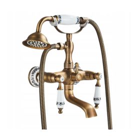 Gold Vintage Wall-Mounted Bathtub Faucet RETRO CLASSIC