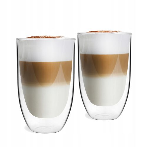 Vialli Design dvojna stena kozarci za kapučino 350 ml 2 kos