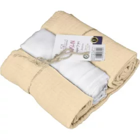 Plenice BabyMatex Muslin 70x80cm Bež, 3 kom