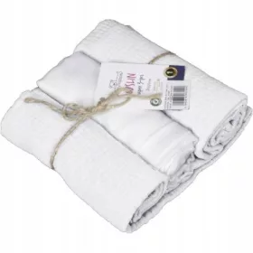 Plenice BabyMatex Muslin 70x80cm Bele, 3 kom.