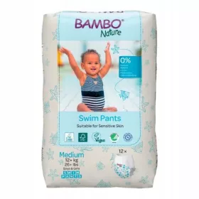   Plavalne plenice BAMBO Nature za otroke velikosti M 12kg+ 12 kom