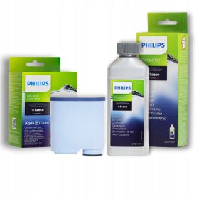    Filtrirni vložek za vrč Philips CA 1 kos + Tekoči odstranjevalec vodnega kamna Philips Saeco Odstranjevalec vodnega kamna 0,25 l