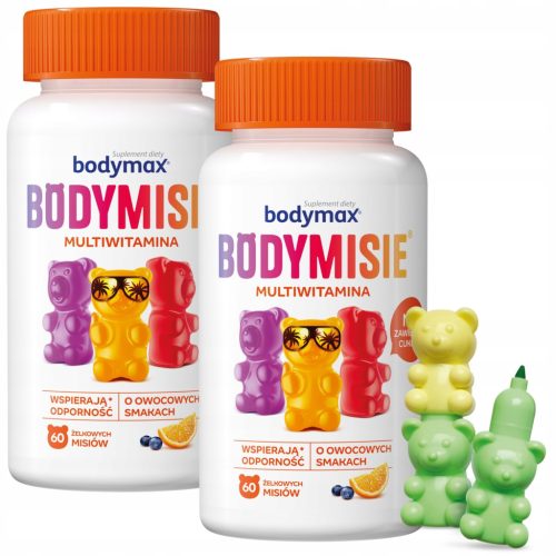 Bodymax Multiwitamina v Želejih z Sadnimi Okusi + Brezplačen Marker!