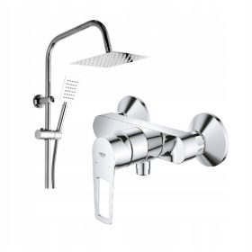   Tuš pipa GROHE BauLoop + nadgradna pršna garnitura Gamma ZN1