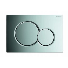   Kromirana tipka za splakovanje Geberit Sigma01, za učinkovito spuščanje vode