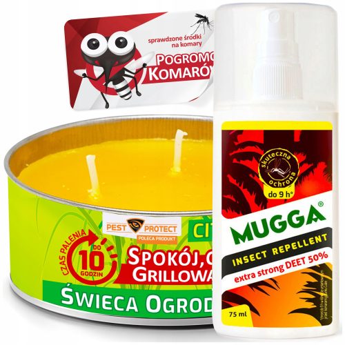 Sveča proti komarjem in muham Mosquito Killers 0,2 kg 380 ml
