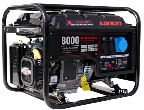 Prenosni enofazni generator LONCIN 6500 W bencin