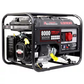   Prenosni trifazni generator Loncin LC8000-AS 3F trójfazowy 6,5 kW benzinski agregat pridobivanja energije