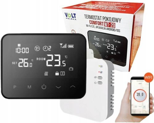 Termostat Volt Slovenia Comfort WT-20 radijski + Wi-Fi + napajalnik