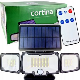 Ulična svetilka Cortina 2,5 W 500 lm, baterijska, solarna