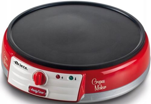 Električni pekač za palačinke Ariete 202/0 Partytime 1000W 30cm Rdeč