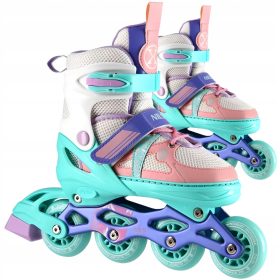 VALJČKI ZA DEKLE NILS EXTREME NJ1828A BELE IN MINT S 31-34