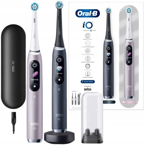 Električna zobna ščetka Oral-B iO Series 9 Duo Black Onyx Rose Quartz