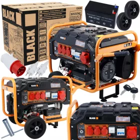 Prenosni trifazni bencinski generator Black 3000 W