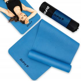   DrFit Set TPE podloga za vadbo, prevleka za jogo, fitnes, pilates, trpežna