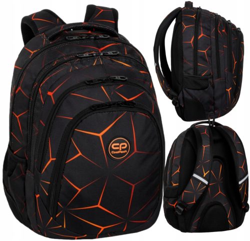 Mladinski šolski nahrbtnik CoolPack Drafter Lava 3D