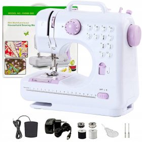 Domača mini šivalna naprava 12 vbodov s pedalom