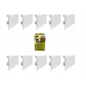 Kotni PVC trak 250 x 75, dolžina 250 cm, bela barva