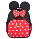Enotneni šolski nahrbtnik Minnie Mouse z 3D elementi, črn