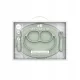 EZPZ Komplet silikonskih posod Mini Feeding Set pastelna zelena