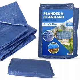   Univerzalna Vodoodporna Plandeka 4m x 8m, Trpežna in Lahka za Uporabo