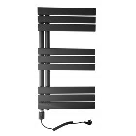   Električni kopalniški radiator Scarlet 600 W 500 x 900 mm sive barve