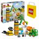 LEGO Duplo Gradbišče z žerjavom in avtomatskim mešalnikom betona