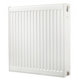   Diamantni panelni radiator 1042 W bel 500 x 600 x 105 mm - stranski priključek