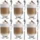 Set 6 visokokakovostnih kozarcev za Latte Macchiato s 6 dolgimi žličkami