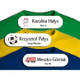 Imenska nalepka za otroka GRAF