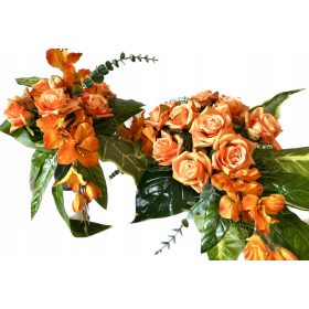   opek umetnih rož + Sestava šopka z dekorativnimi umetnimi vrtnicami