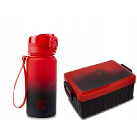 CoolPack Gradient Cranberry Lunch Box and Bottle Set