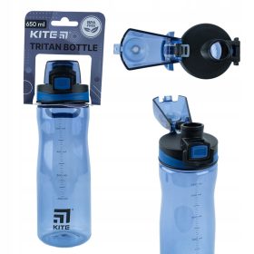 BIDON ZA VODO ZA ŠOLO MODRE BARVE 650ml Kite