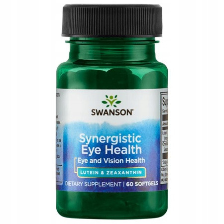 Swanson Lutein in Zeaksantin: 60 kapsul za podporo vida