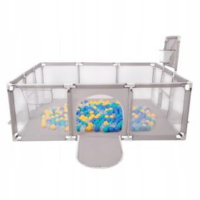   Košarkarsko nogometno igrišče s košem in goli ter 200 žogami za otroke