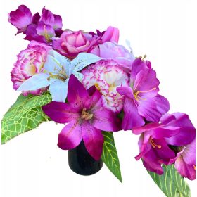   Unikaten cvetlični aranžma za dekoracijo vaze z umetnimi rožami