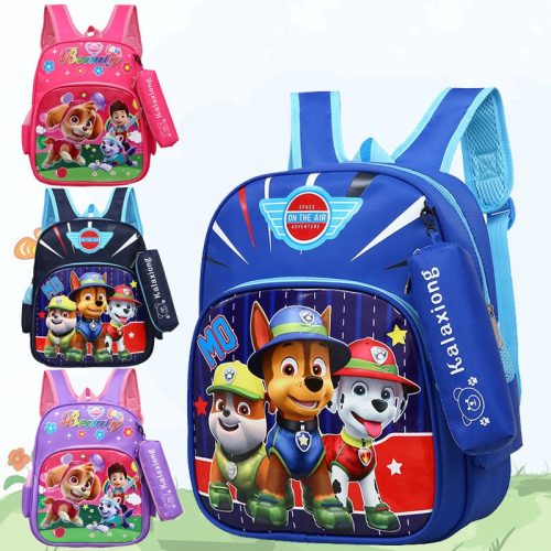 olski nahrbtnik Paw Patrol z več predelki in barvnimi pisali Jelly Pens Multicolor