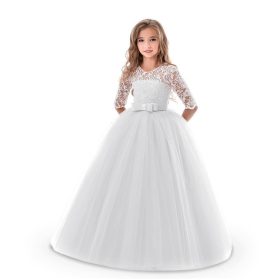 ELEGANTNA POROČNA OBLEKA S ČIPKO