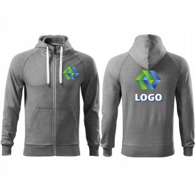 Majica z kapuco z logotipom podjetja