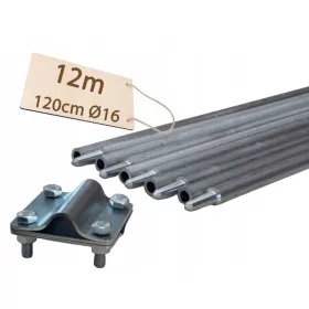 UZEMELITEV SKLOPNO STRELOVANJE POCINKANO PV 10x1,2m 12m