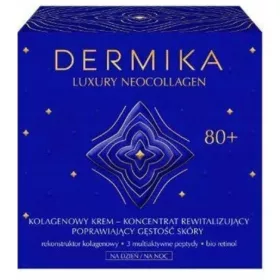   DERMIKA Luxury Neocollagen Kolagenowy Krem-koncentrat rewitalizujący 80+ na dan in noč 50ml