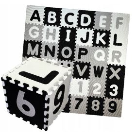   IZOBRAŽEVALNA PODLOGA ALFABETNIH PUZZLOV IZ PIANKE 180x180CM