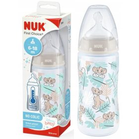   NUK Butelka First Choice+ Disney Król Lev 300ml z Termometrom