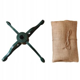 STOJAK ZA UMETNO BOŽIČNO DREVO Z JUTO