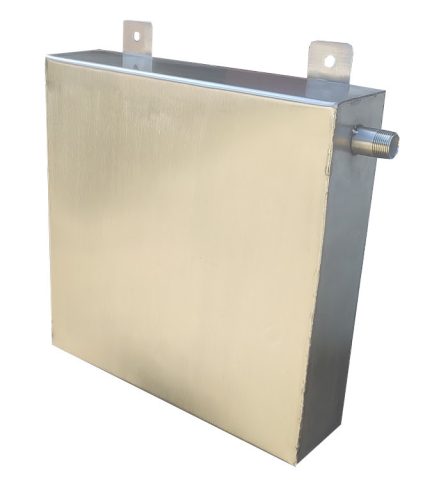 Odprta ekspanzijska posoda, nerjaveče jeklo INOX, 20L