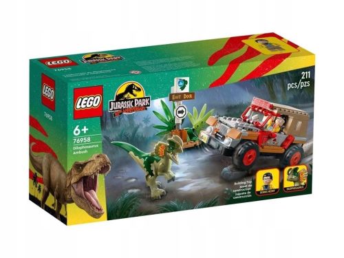 LEGO 76958 Jurassic World Dilophosaurus Ambush