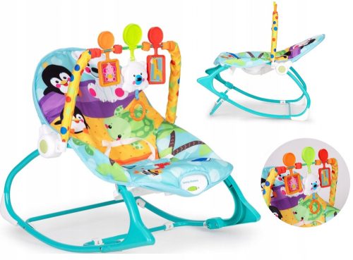 LEŽALNIK ZA OTROKE Kinder_play, vibracije 3v1, NOSILNOST DO 18kg