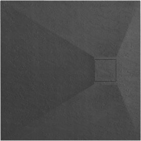 Brodirna tuš kad MAGNUM Rea 90 x 90 cm črna