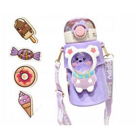   Hydrate Heroes Otroška Steklenica z Bidonom in Slamico 680ml