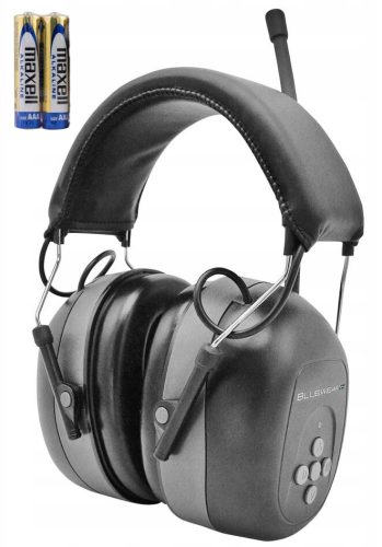 Nausniki Blue Wear 018457 z radiem FM 31dB + 4 alkalne baterije Maxell AAA (R3)